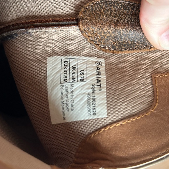 Brown Ariat Cowboy Boots - Women’s 7 - Picture 7 of 7